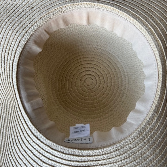 J. By J. Crew wide brim Pom Pom straw hat - Picture 5 of 10